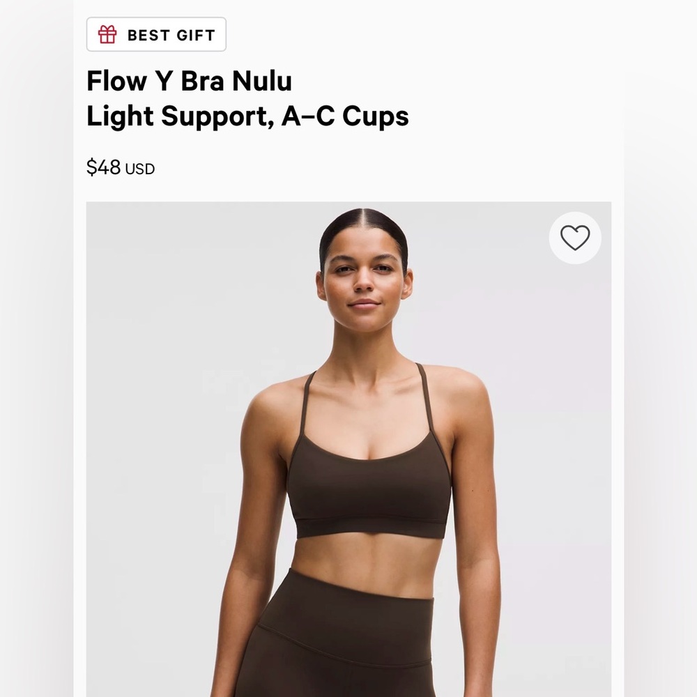 Lululemon Y Bra Nulu